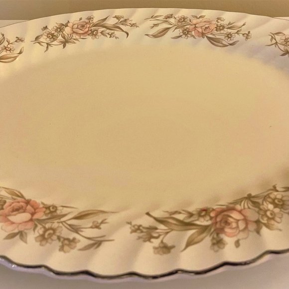 Early Mid Century JB 2H oval platter. Snowhite Regency ironstone made in England - Picture 1 of 2